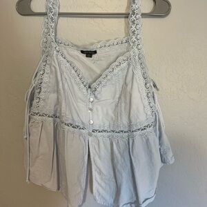 Lace Trimmed target top